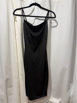 Black midi dress size small