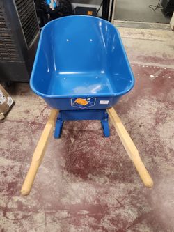 Jackson
6 cu. ft. Heavy Duty Steel / Metal Powered Wheelbarrow with Hardwood Handles and Air Filled Tire
