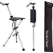 TaDa Chair Folding Walking Stick NEW