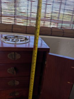 Foot tall chinese jewelry box vintage