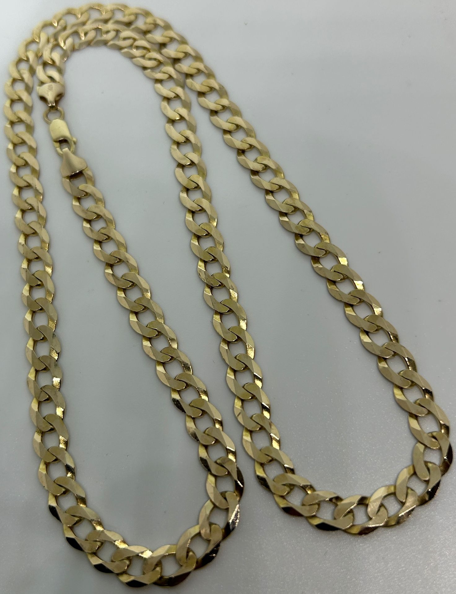 Gold Curb Link Chain