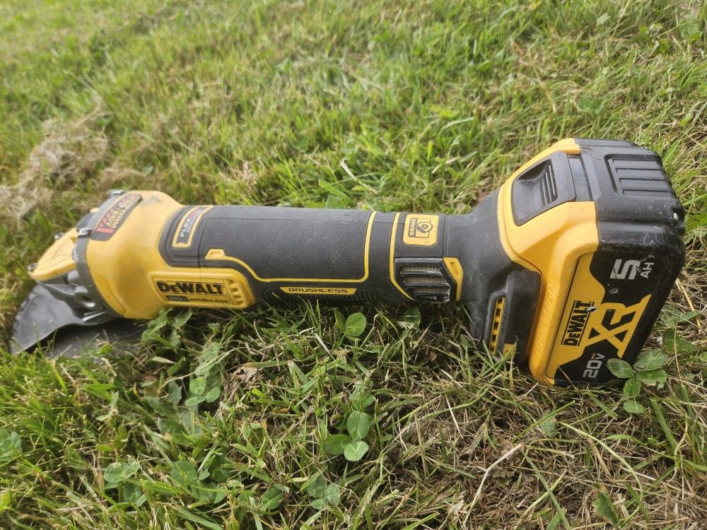 Dewalt Dcg416 And 5ah Battery