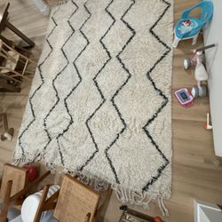 West Elm Souk Shag Wool Rug  9x12