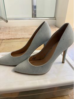 Denim heels - size 5.5