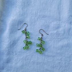 Short Swarovski Dangle Earrings 