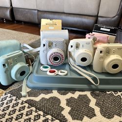 5 Instax Cameras Plus Accessories- Fun For Wedding Guests 