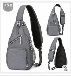 ( Whole Sale )All-Match Chest Bag Versatile Anti Theft Nylon Sling Bag for Hiking and Daily Use