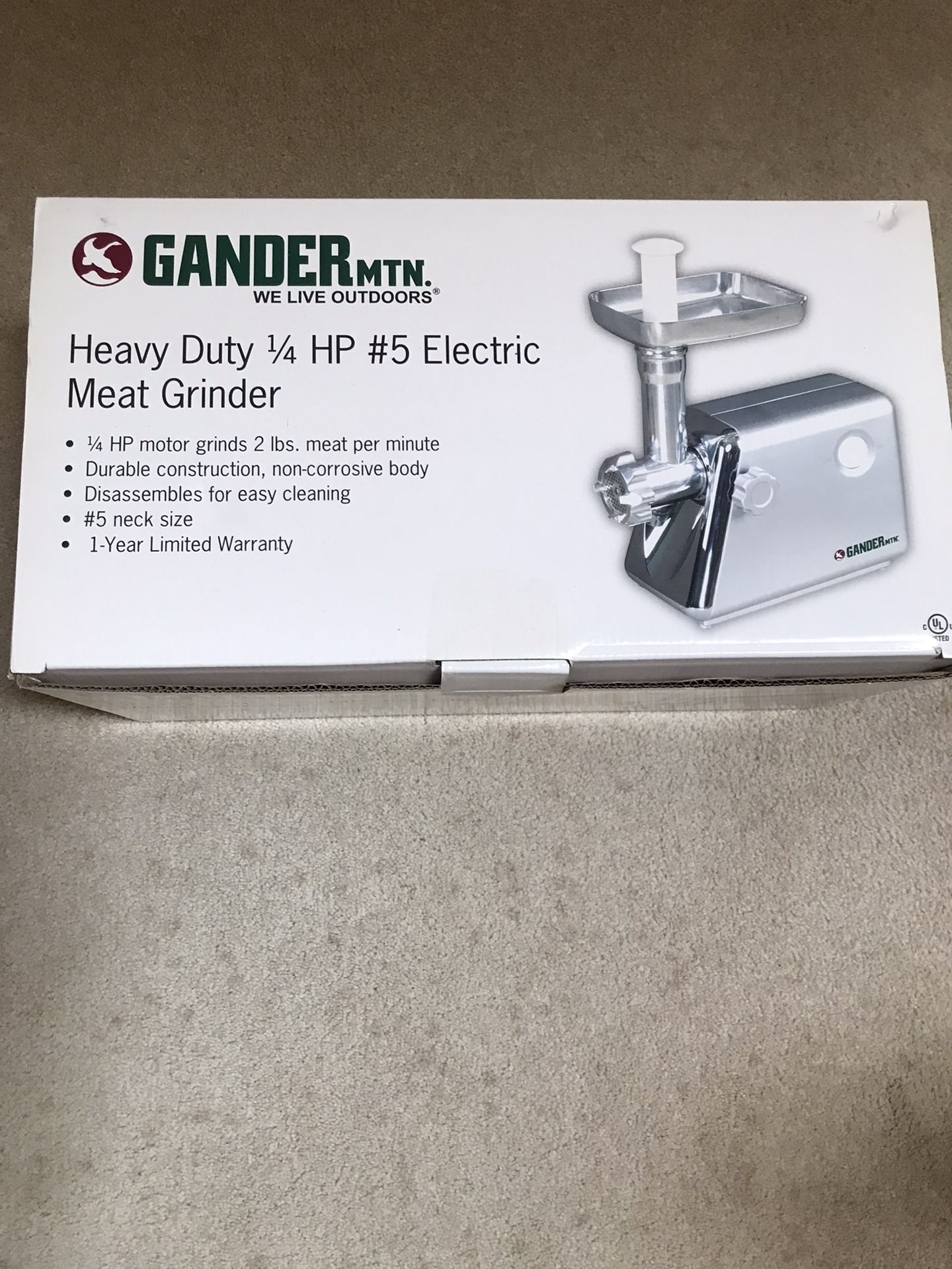Gander Mountain 1/4 hp Meat Grinder