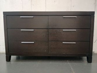 Espresso 6 Drawer Dresser