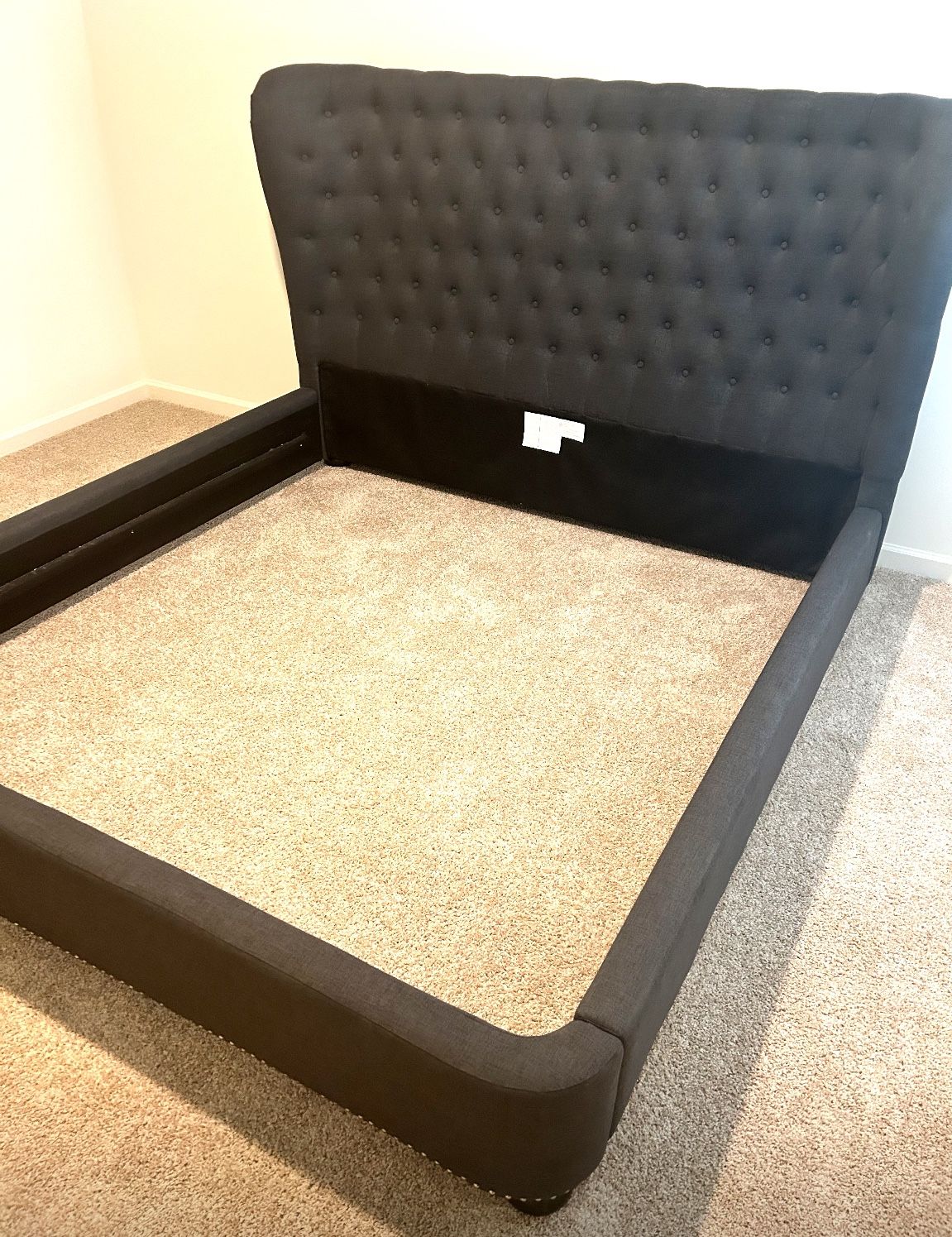 King Size Bed Frame/book Shelf