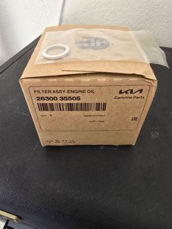 Kia / Hyundai Oil Filter and Washer