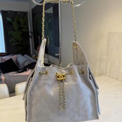 Gray C Handbag 