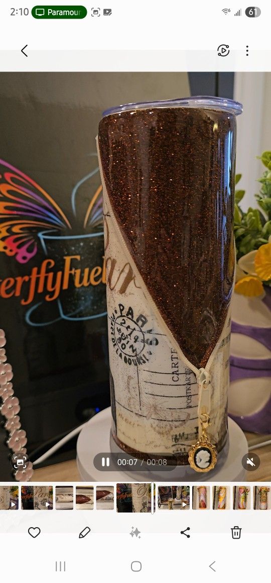 Handcrafted PARIS Inspired 20oz Tumbler