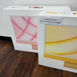 💻 Stunning Display- Apple iMac 24 inch M1 Chip -  Take It Home for Just $5 Down! 💻