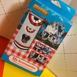 LEMAX 16 Accessories American Flag Decoration.| NEW|.