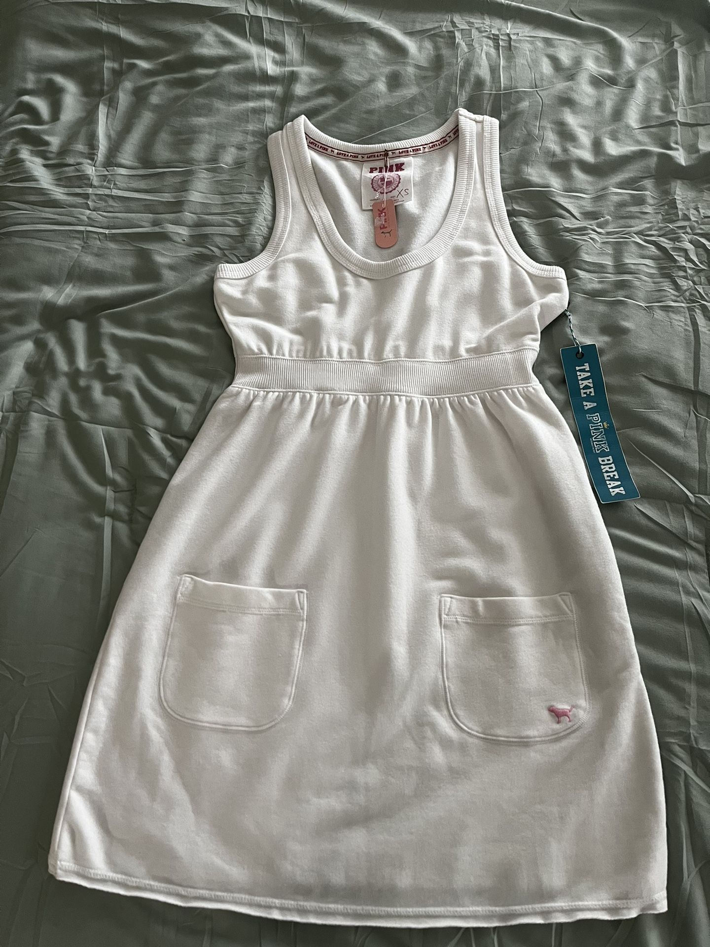 Victoria Secret Pink White Dress