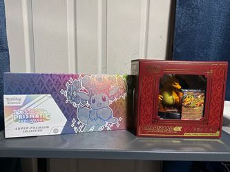 Prismatic evolution & Charizard ex super premium collection