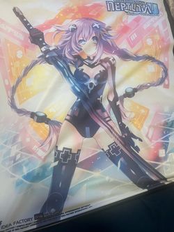 Miku,neptunia, and sinon wall scroll