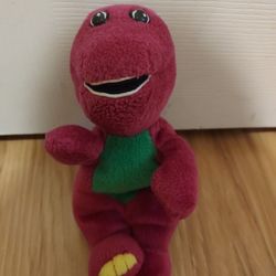 Gund Barney The Purple Dinosaur Vintage Plush Stuffed 7 Inches