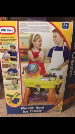Little tikes makin real ice cream