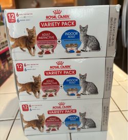 Royal canine variety pack wet cat food (Read description)