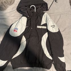 Vintage Reebok NFL Raiders puffer jacket