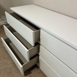 Ikea 6-drawers dresser 🌺drawers work great 
