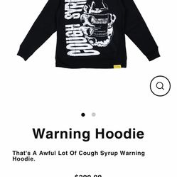 Awful Lot of cough syrup hoodie