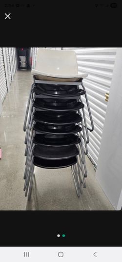 Chairs Stackable Each $10