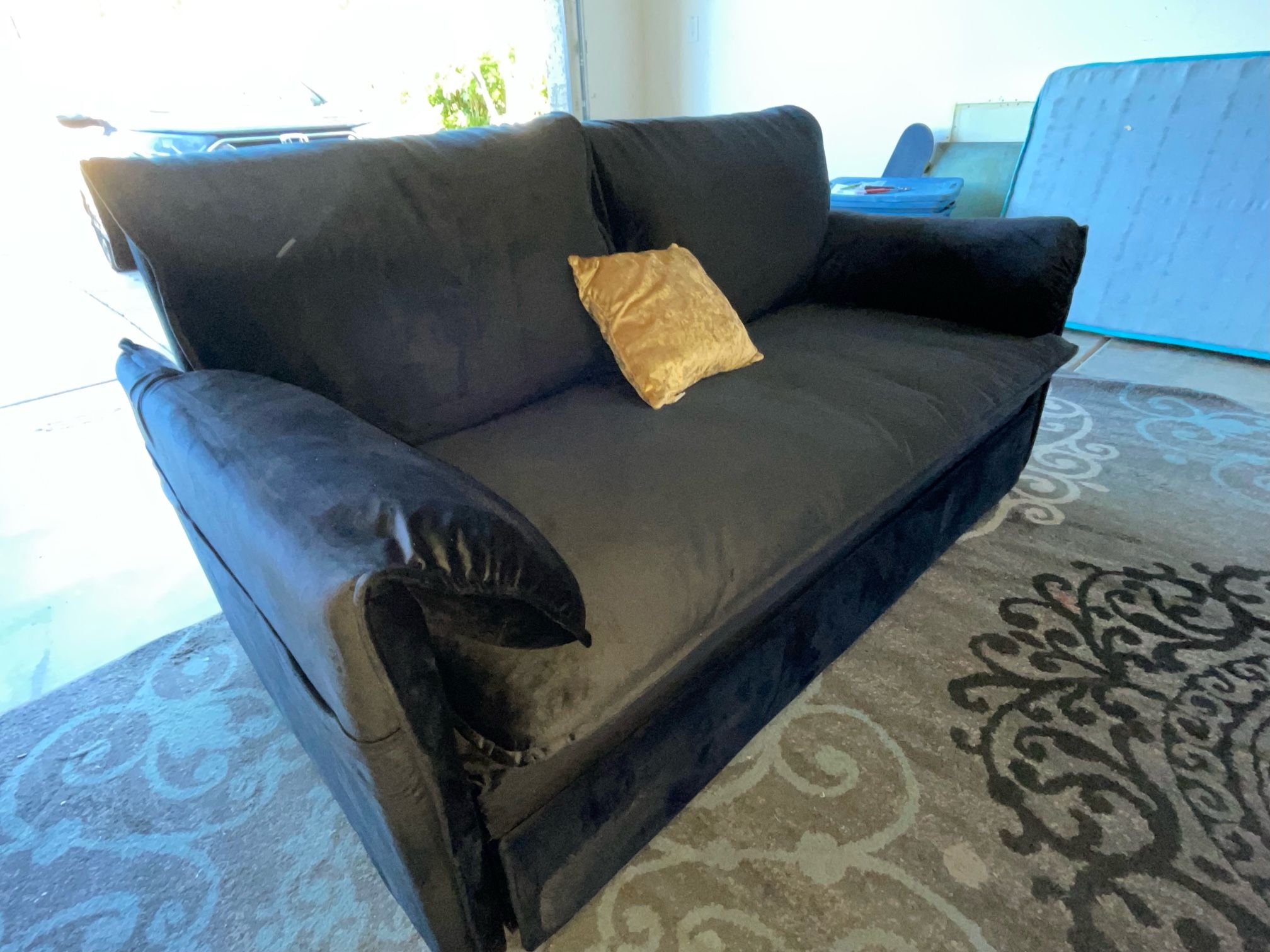 New In Box Sofa - Picture is Model Couch