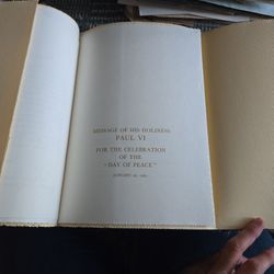 1969 Message Of Holiness Souvenir 