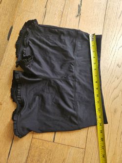 Shorts black running or lounging or swimming.