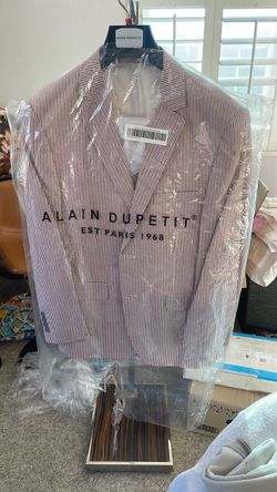 Alain Dupetit Striped Suit Jacket