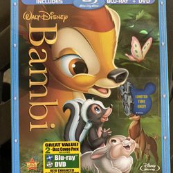 -Bambi (Blu-ray + DVD, 2011, 2-Disc Set, Diamond Edition, w/ Slipcover)