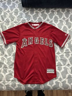 Majestic Trout Angels Jersey