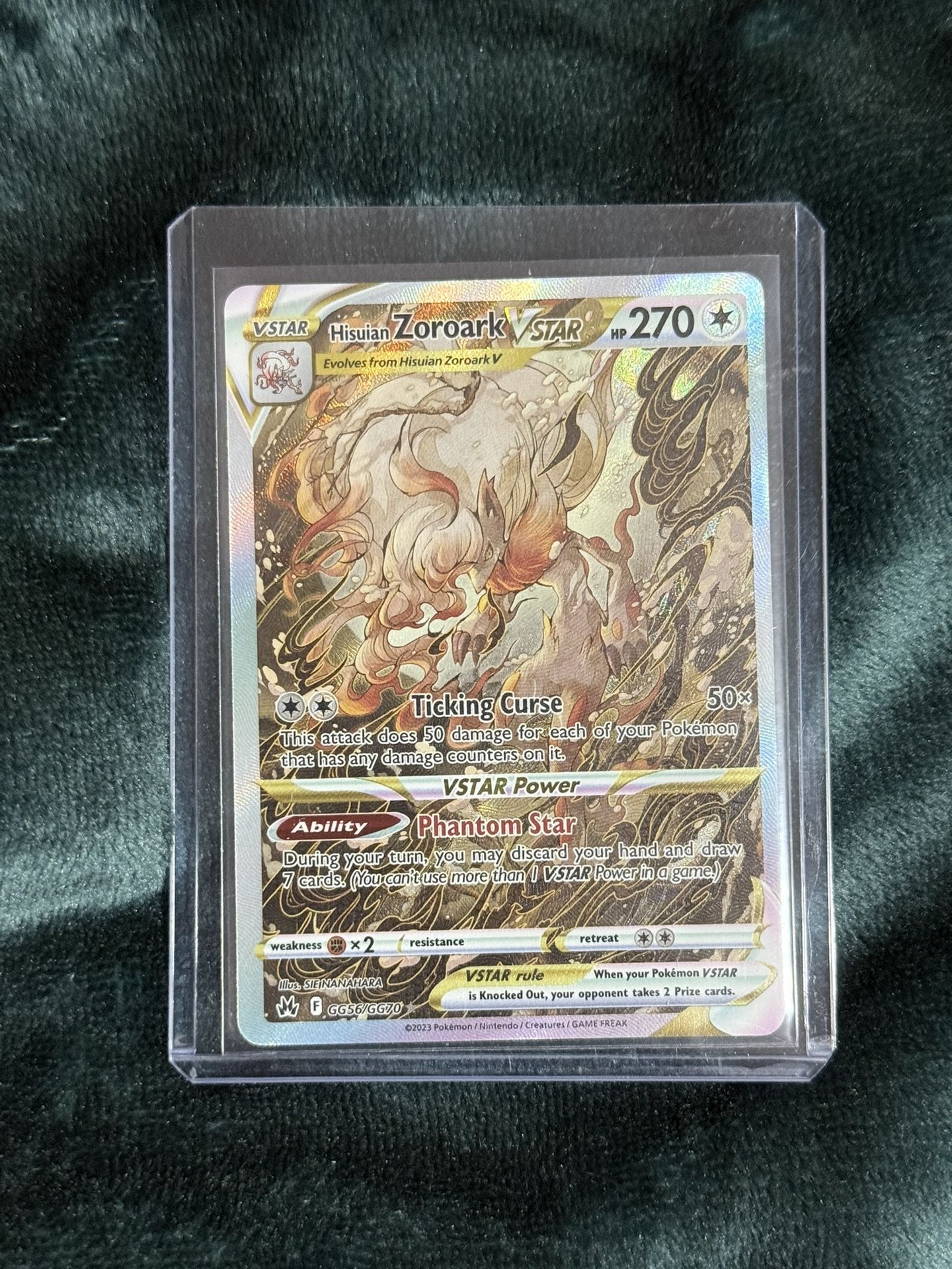 Pokemon Crown Zenith Hisuian Zoroark