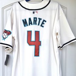 2XL - DBACKS #4 KETEL MARTE JERSEY