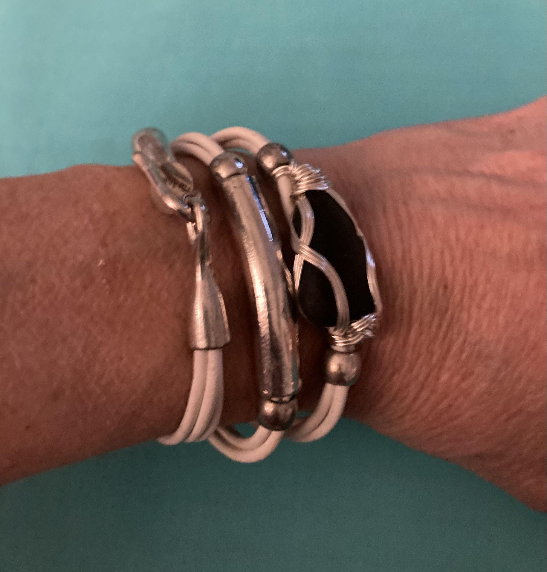 Sea Glass Wrap Bracelet