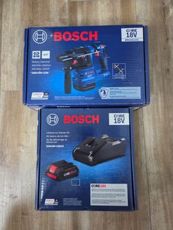NEW Bosch Bulldog 18V Brushless Chipping SDS Plus Rotary Hammer Drill Kit
