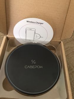 10W Fast WireleCabepow Qi-Certified Wireless Charging Station for iPhone