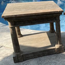 Rustic End Table