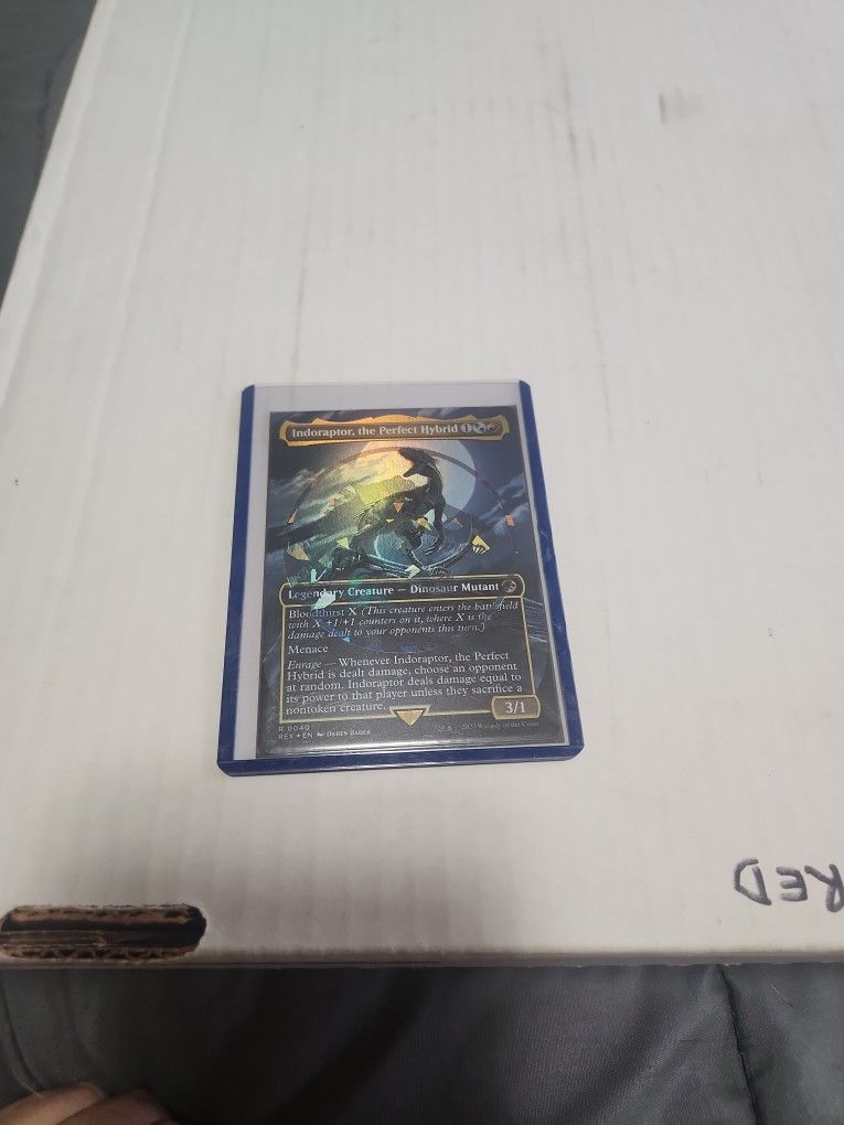 Indoraptor, The Perfect Hybrid Jurrasic Stamped