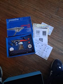 Paasche air brush set complete