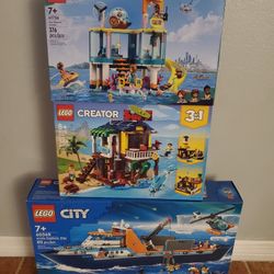 Only $149 for 3 Unopened New in Box Lego sets