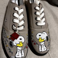 Snoopy And Woodstock Shoes