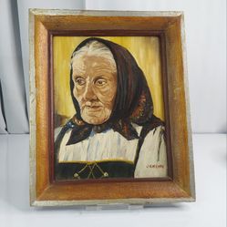 Vintage Oil Painting By Okreno.