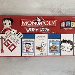 Betty Boop Monopoly New Sealed
