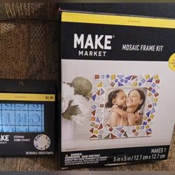 New Mosiac Frame Kit & New Concrete Stamps 
