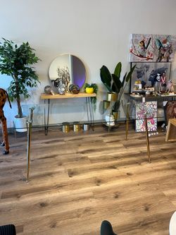 Big Glass Dining Table for 6