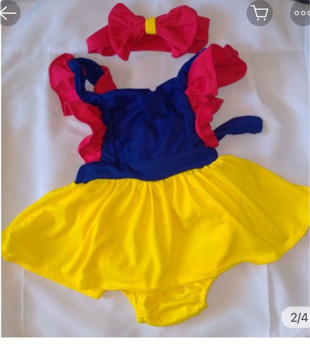 Character Baby Girl Cloth For Photo Ops